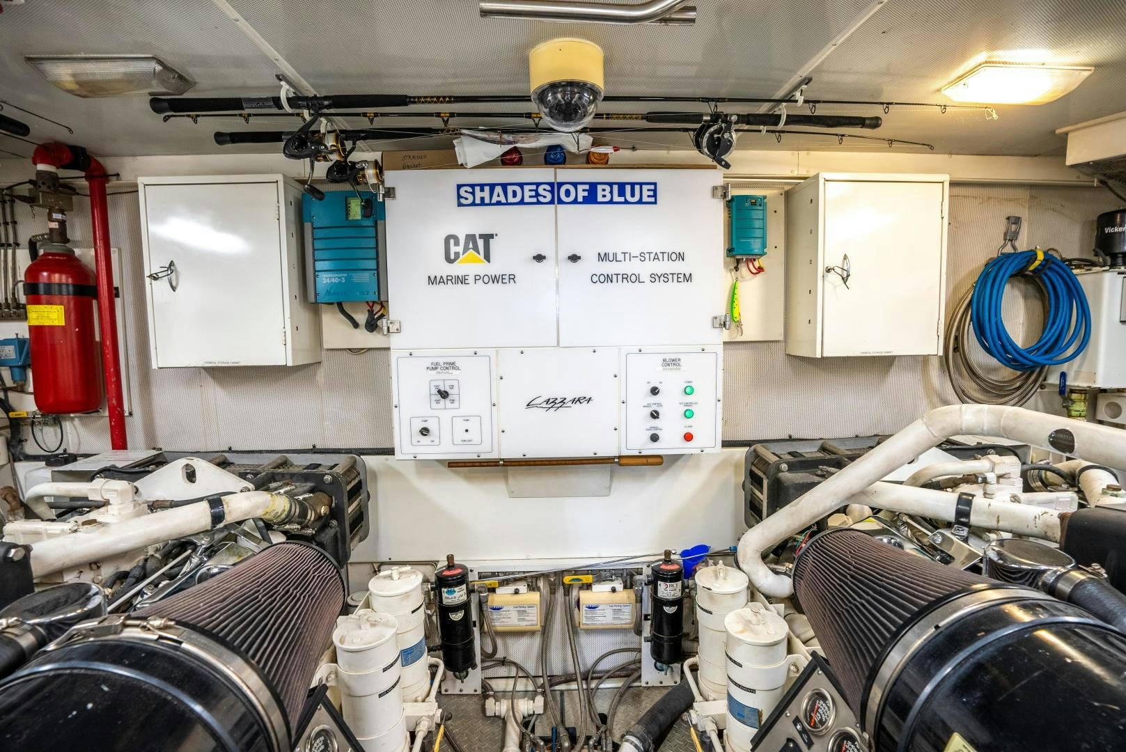 a room with machinery and equipment aboard STARFIRE Yacht for Sale
