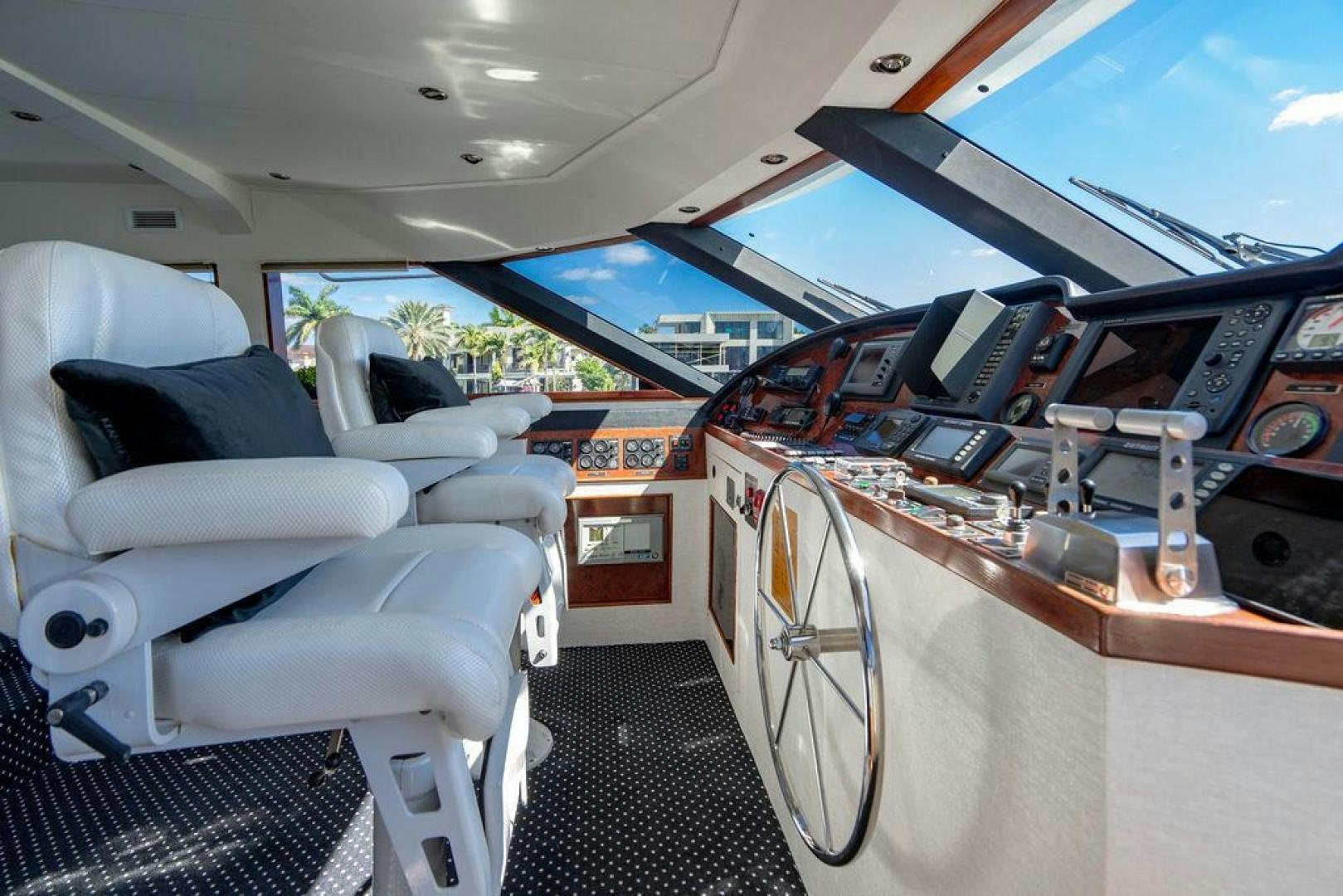 inside of a plane aboard THREE BLESSINGS Yacht for Sale