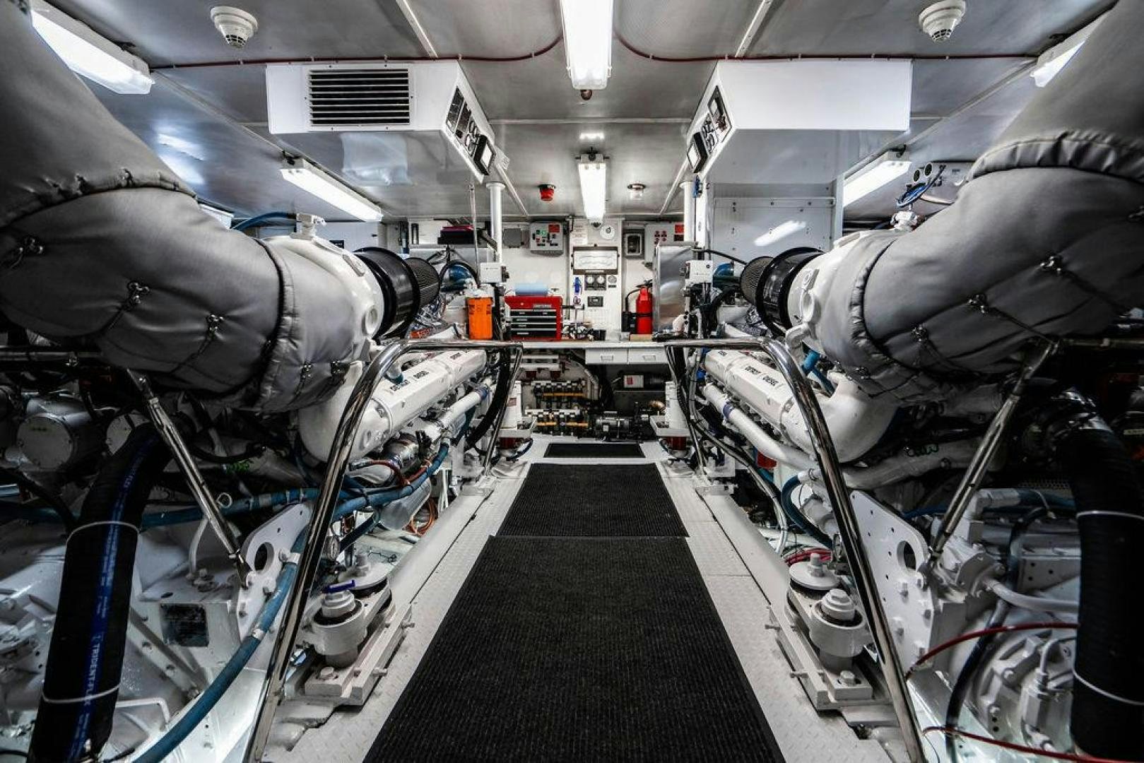 a room with several machines aboard THREE BLESSINGS Yacht for Sale