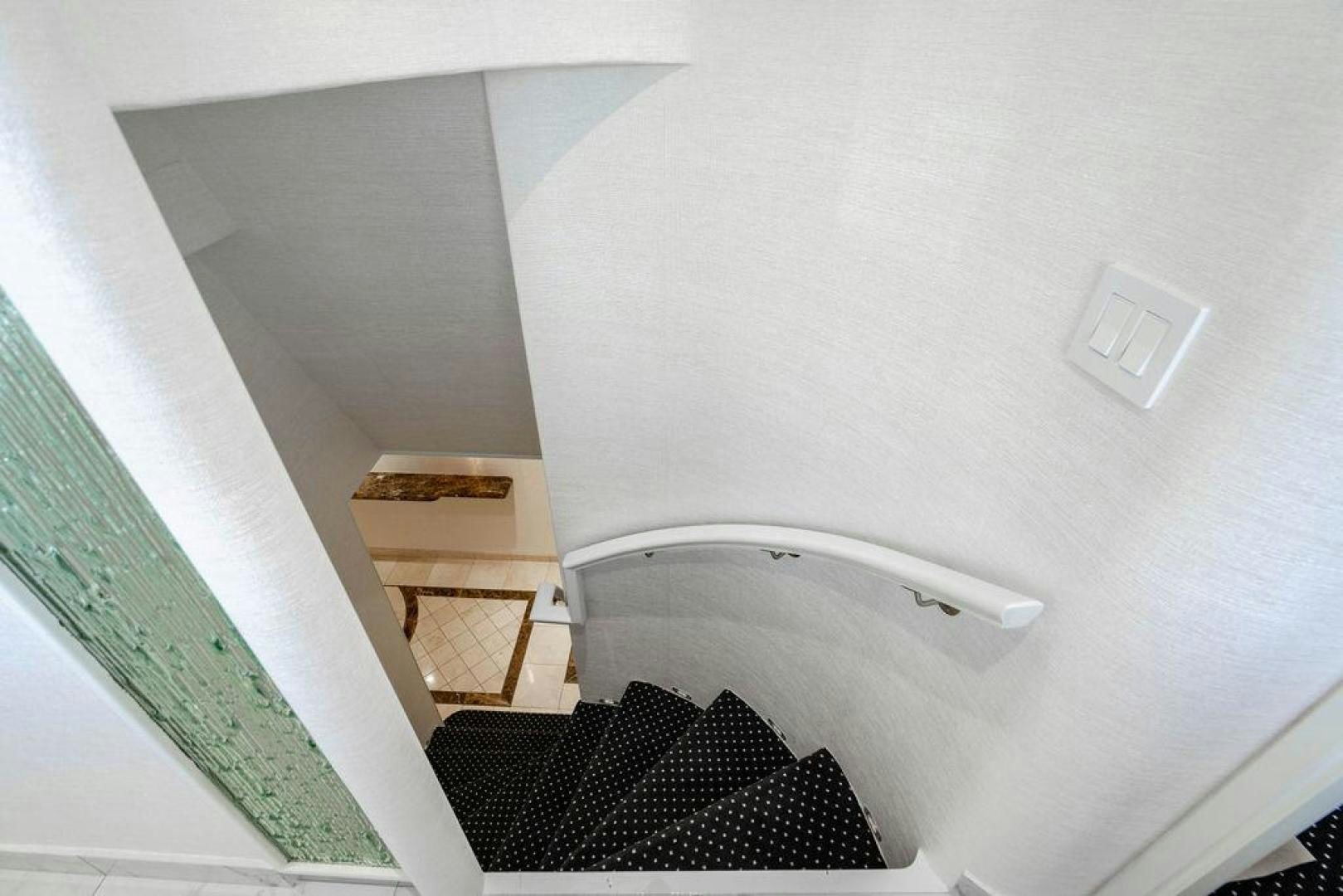 a room with a bed and a table aboard THREE BLESSINGS Yacht for Sale