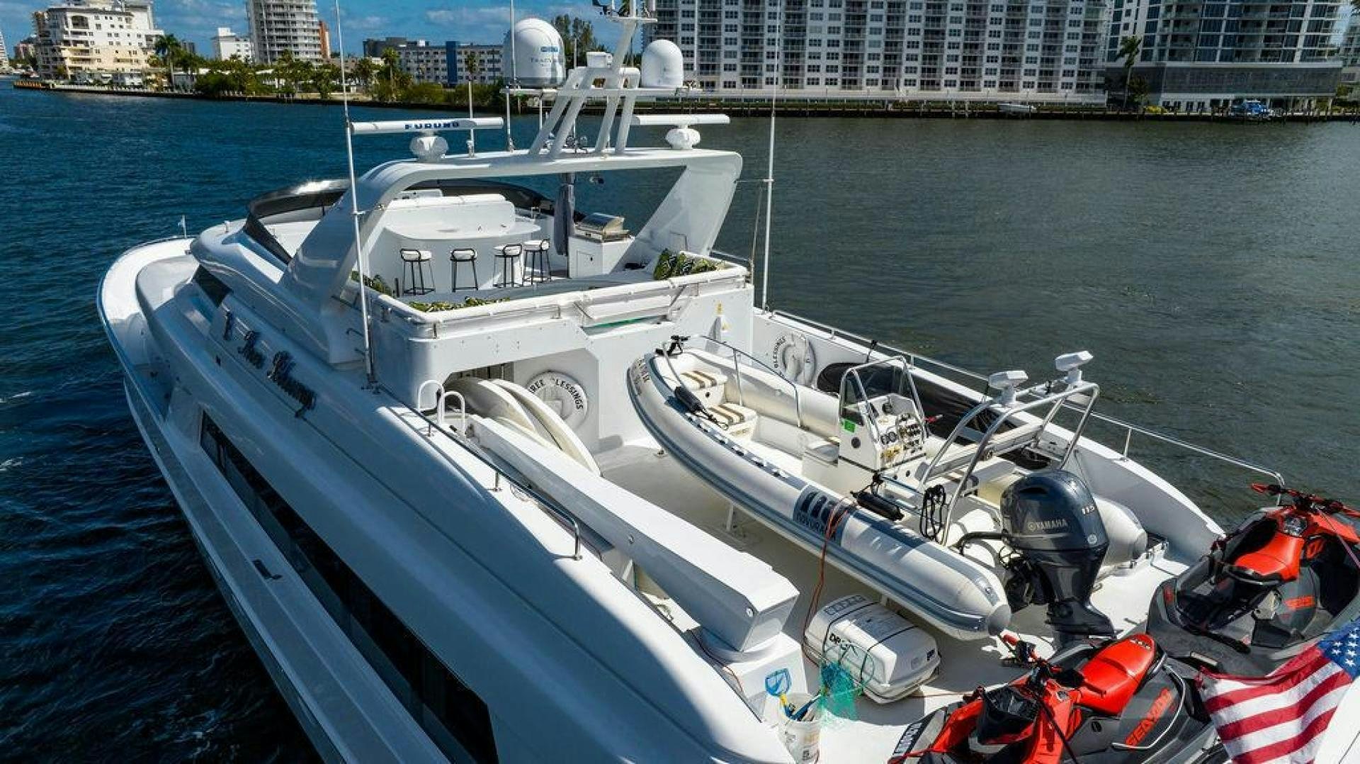 a boat on the water aboard THREE BLESSINGS Yacht for Sale