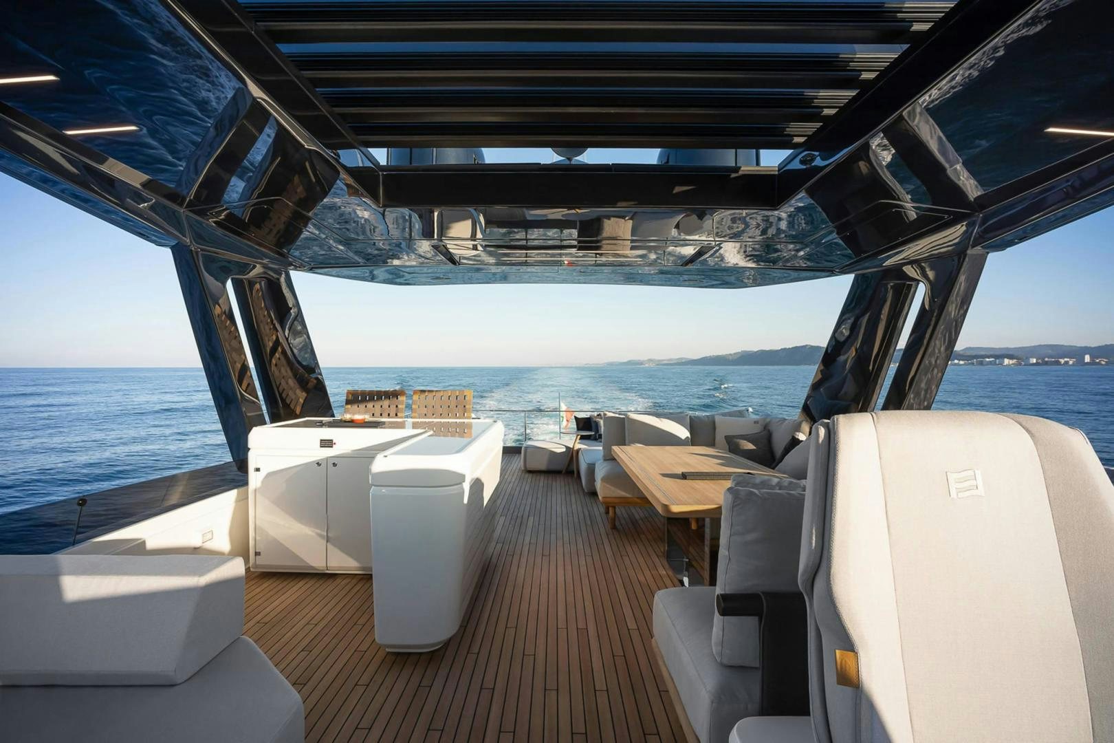 a boat on the water aboard ALVEARE Yacht for Sale