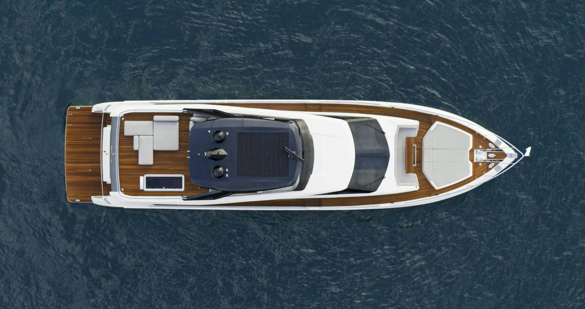 a white and black electronic device aboard ALVEARE Yacht for Sale