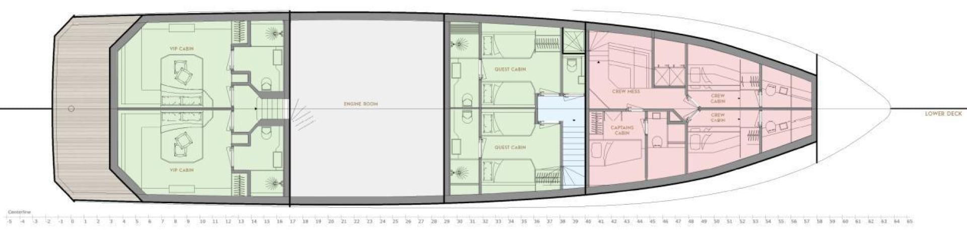diagram aboard EVADNE ROCK XL HULL 1 Yacht for Sale