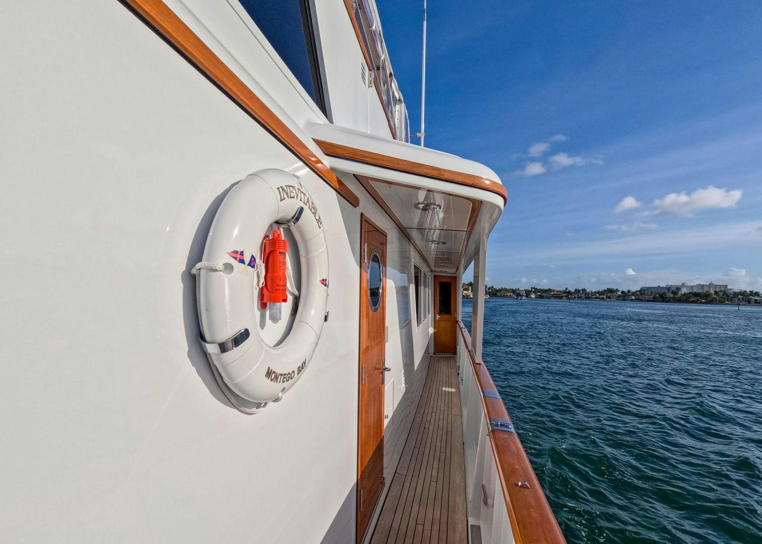 a boat on the water aboard INEVITABLE Yacht for Sale