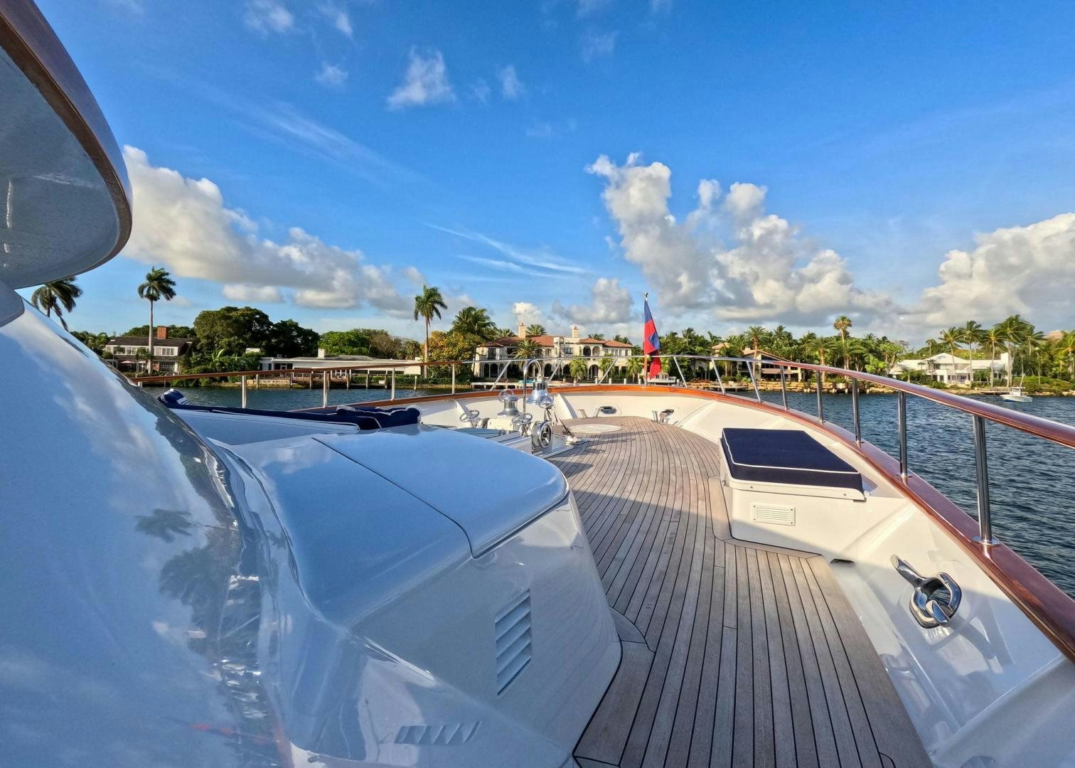a deck of a boat aboard INEVITABLE Yacht for Sale