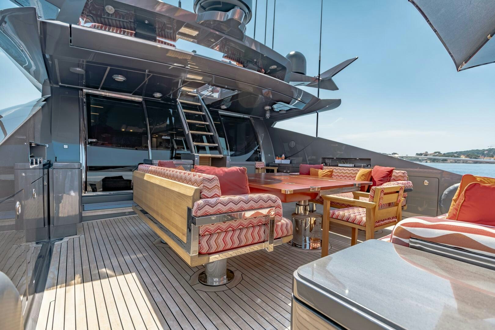 a boat on the water aboard KJOS Yacht for Sale