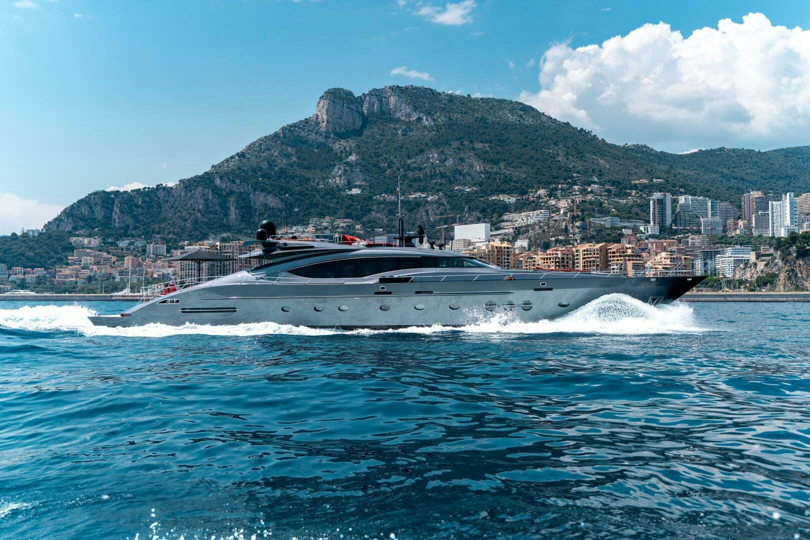 a boat on the water aboard KJOS Yacht for Sale