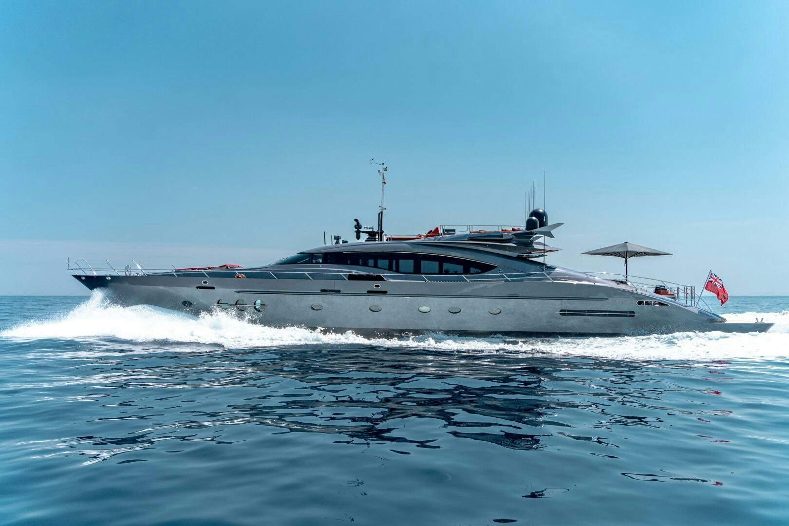 a boat in the water aboard KJOS Yacht for Sale