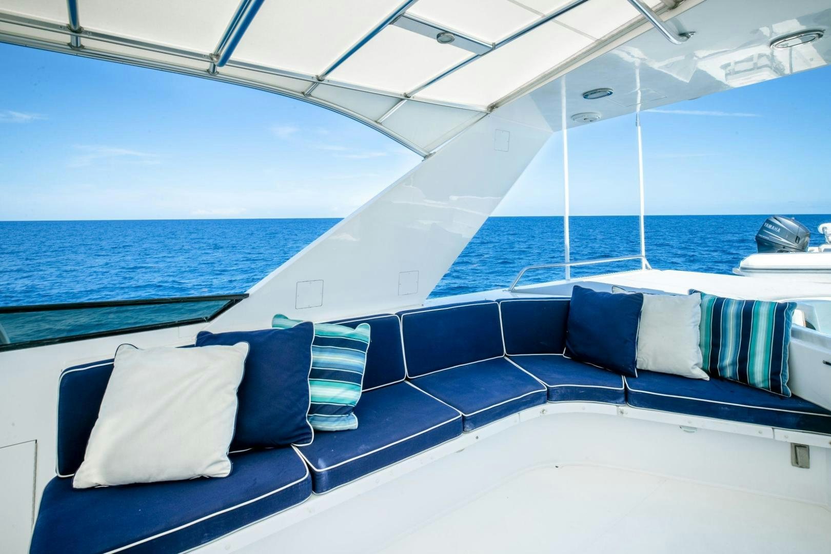 a boat on the water aboard CHECKERED PAST Yacht for Sale