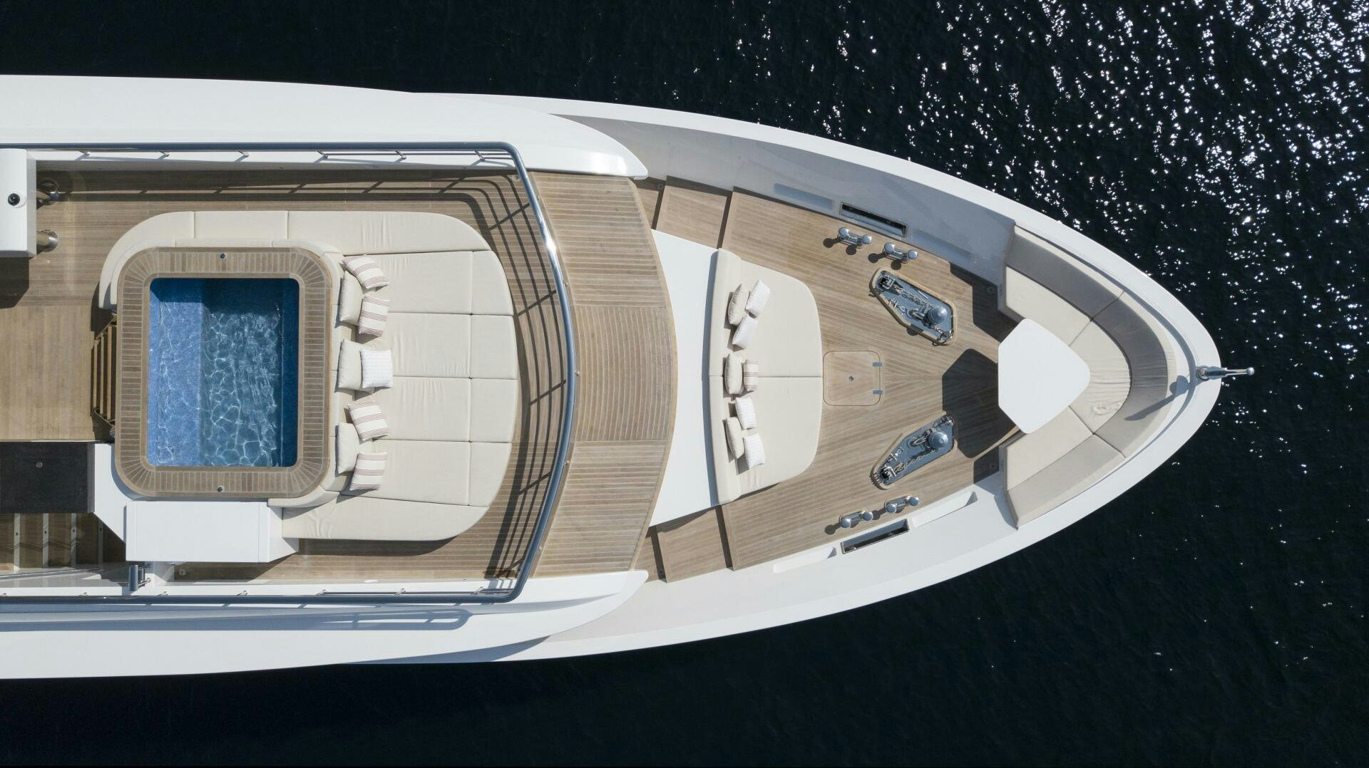 a white window on a boat aboard PICCOLO Yacht for Sale