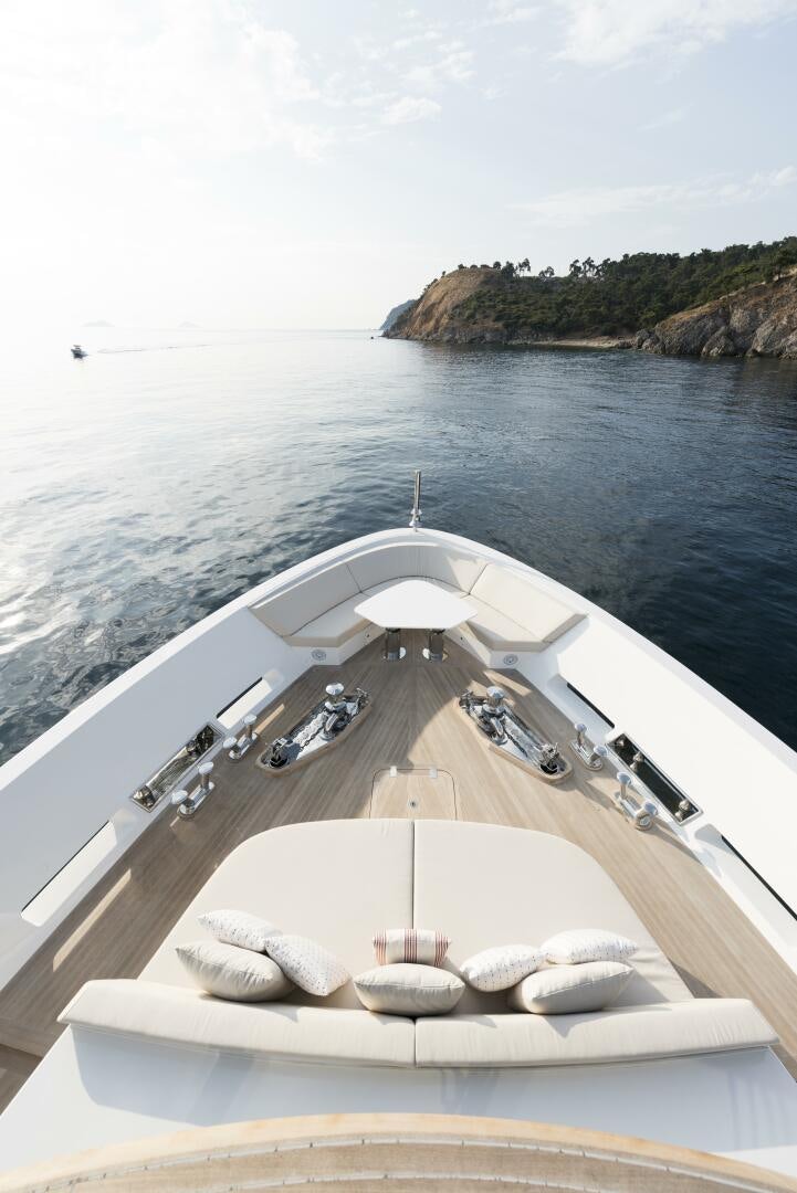 a boat on the water aboard PICCOLO Yacht for Sale