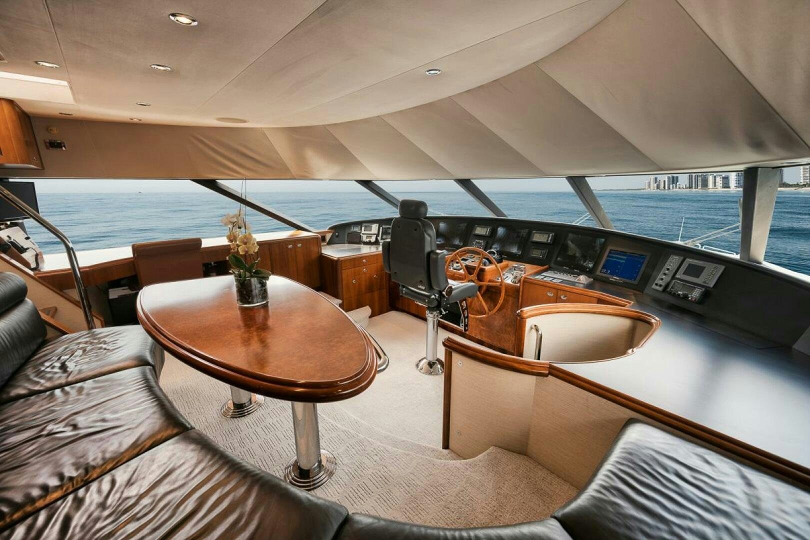 inside of a boat aboard NATURAL 9 X KALEEN Yacht for Sale