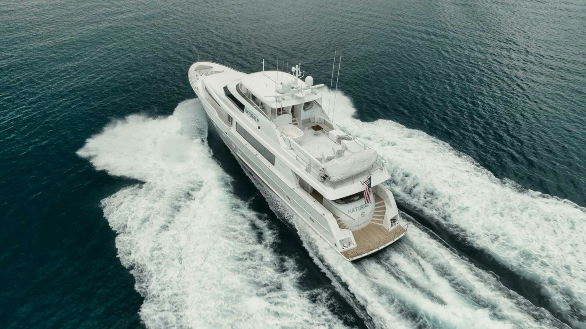 a ship on the water aboard NATURAL 9 X KALEEN Yacht for Sale