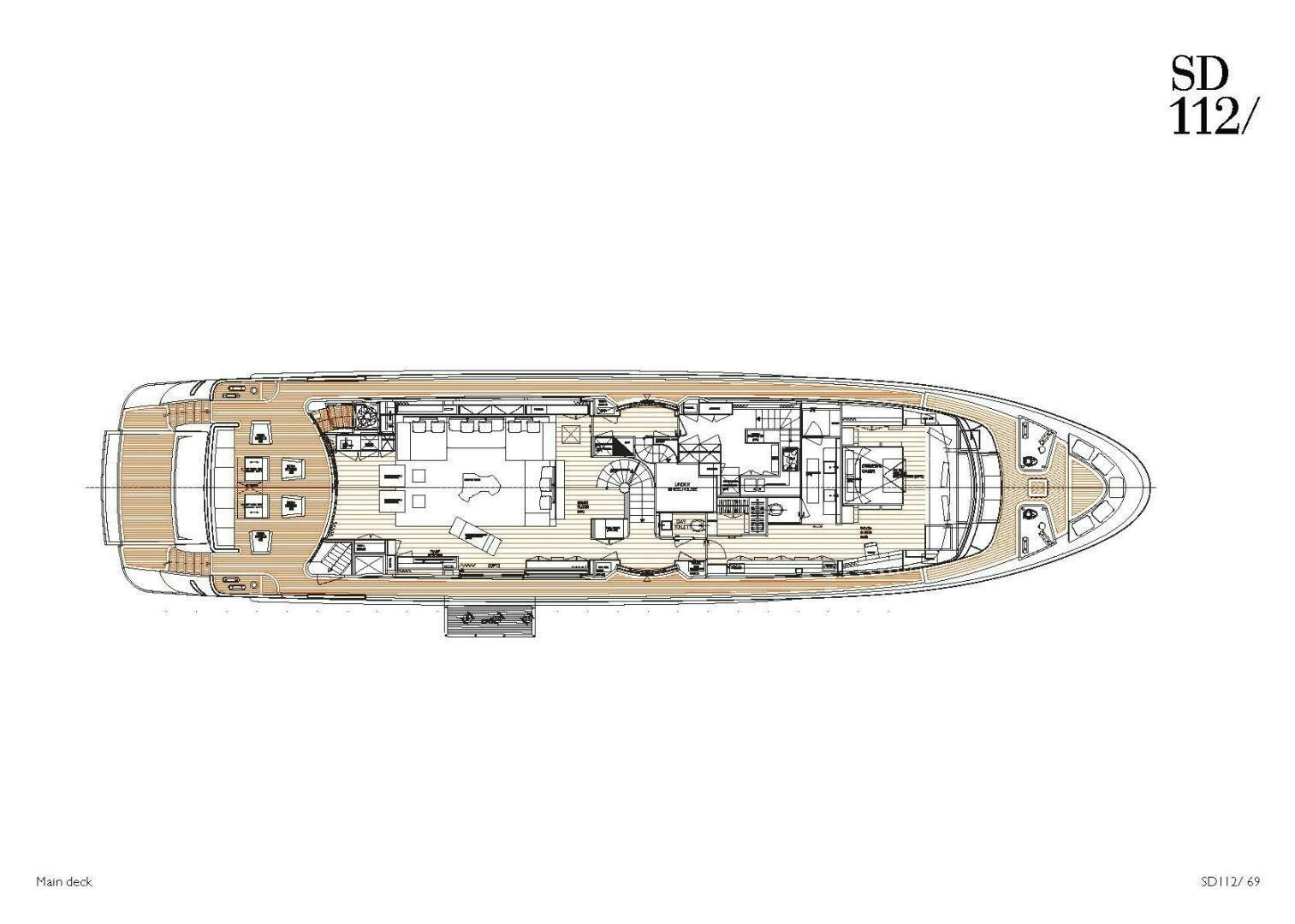 diagram, engineering drawing aboard PHOENIX Yacht for Sale