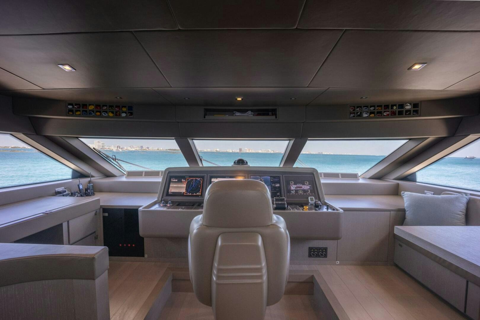 inside of a vehicle aboard PHOENIX Yacht for Sale