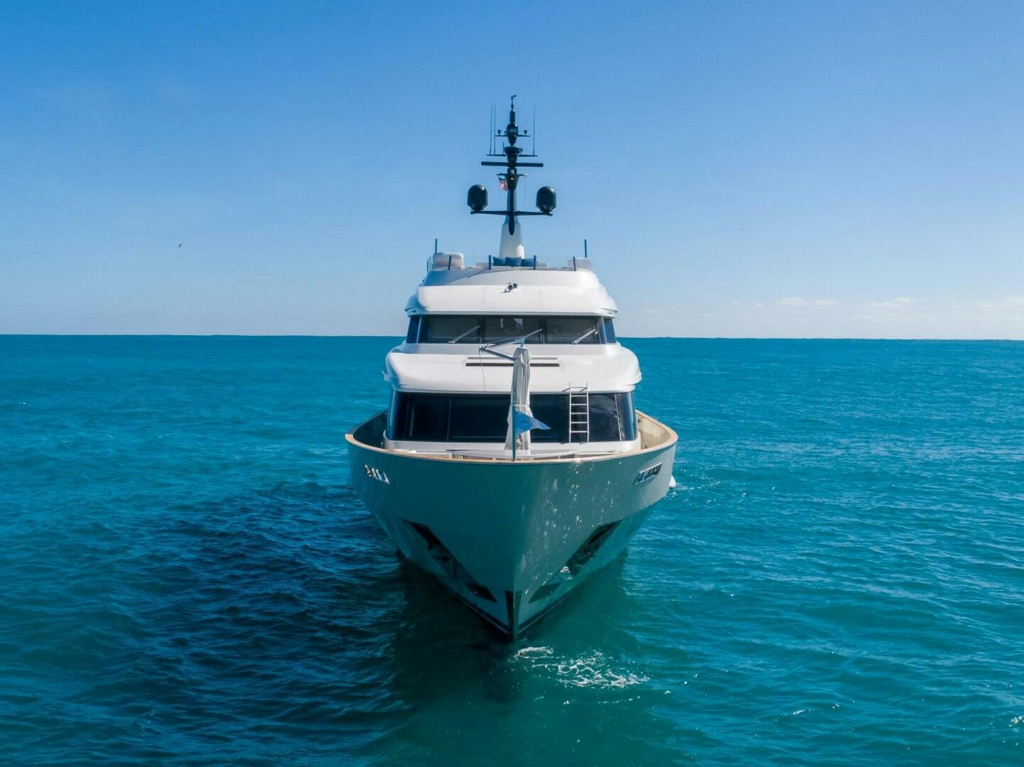 a boat in the water aboard PHOENIX Yacht for Sale