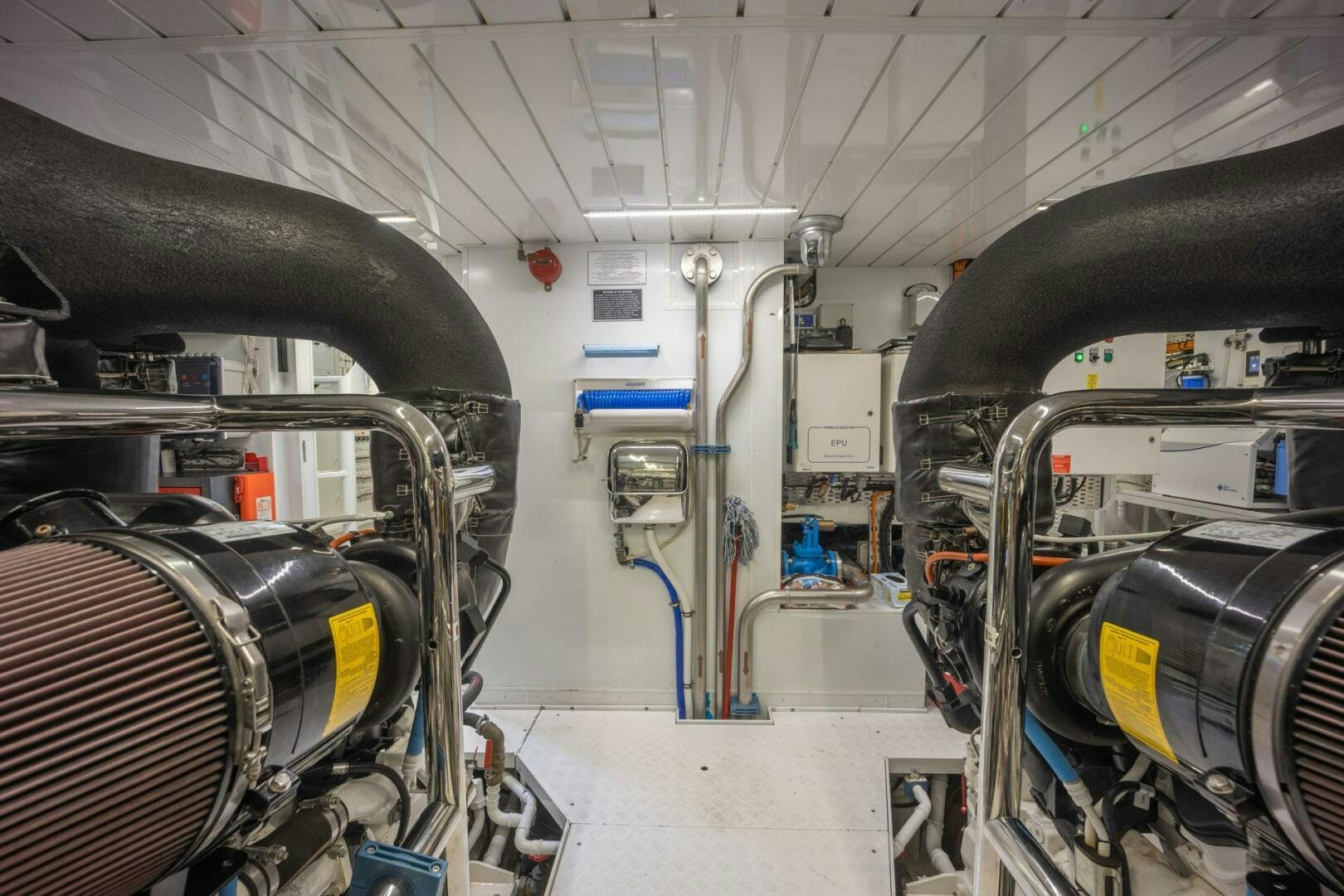 a close-up of a machine aboard PHOENIX Yacht for Sale