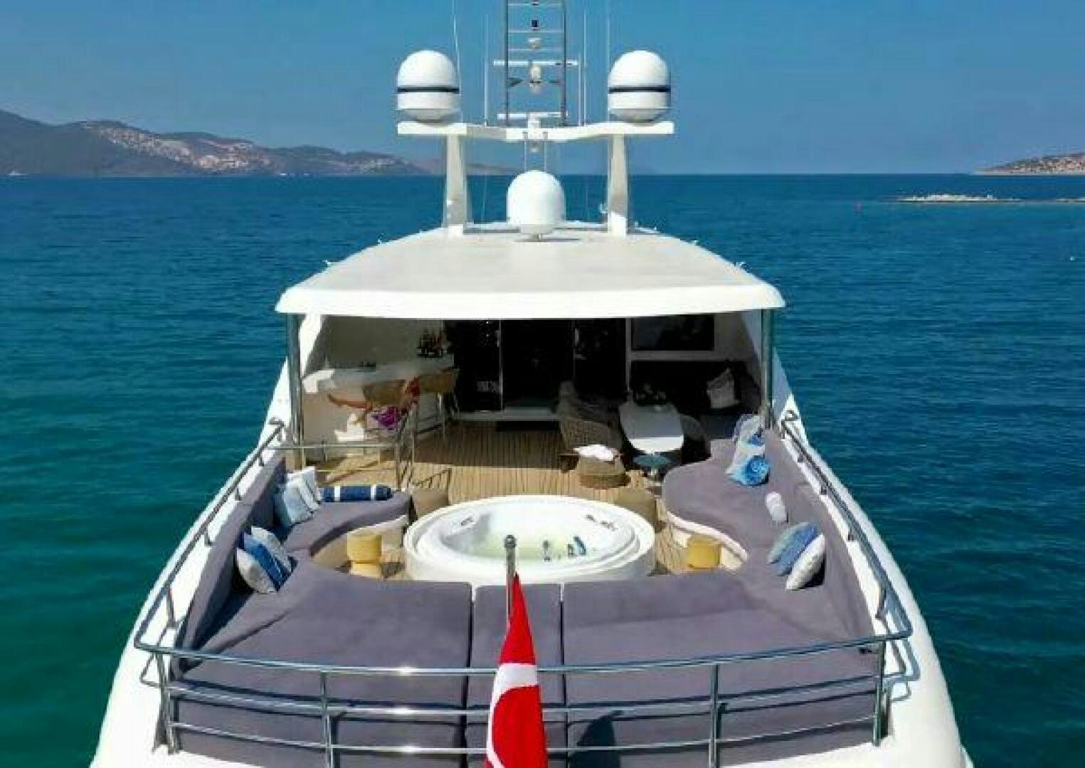 a boat on the water aboard VETRO Yacht for Sale