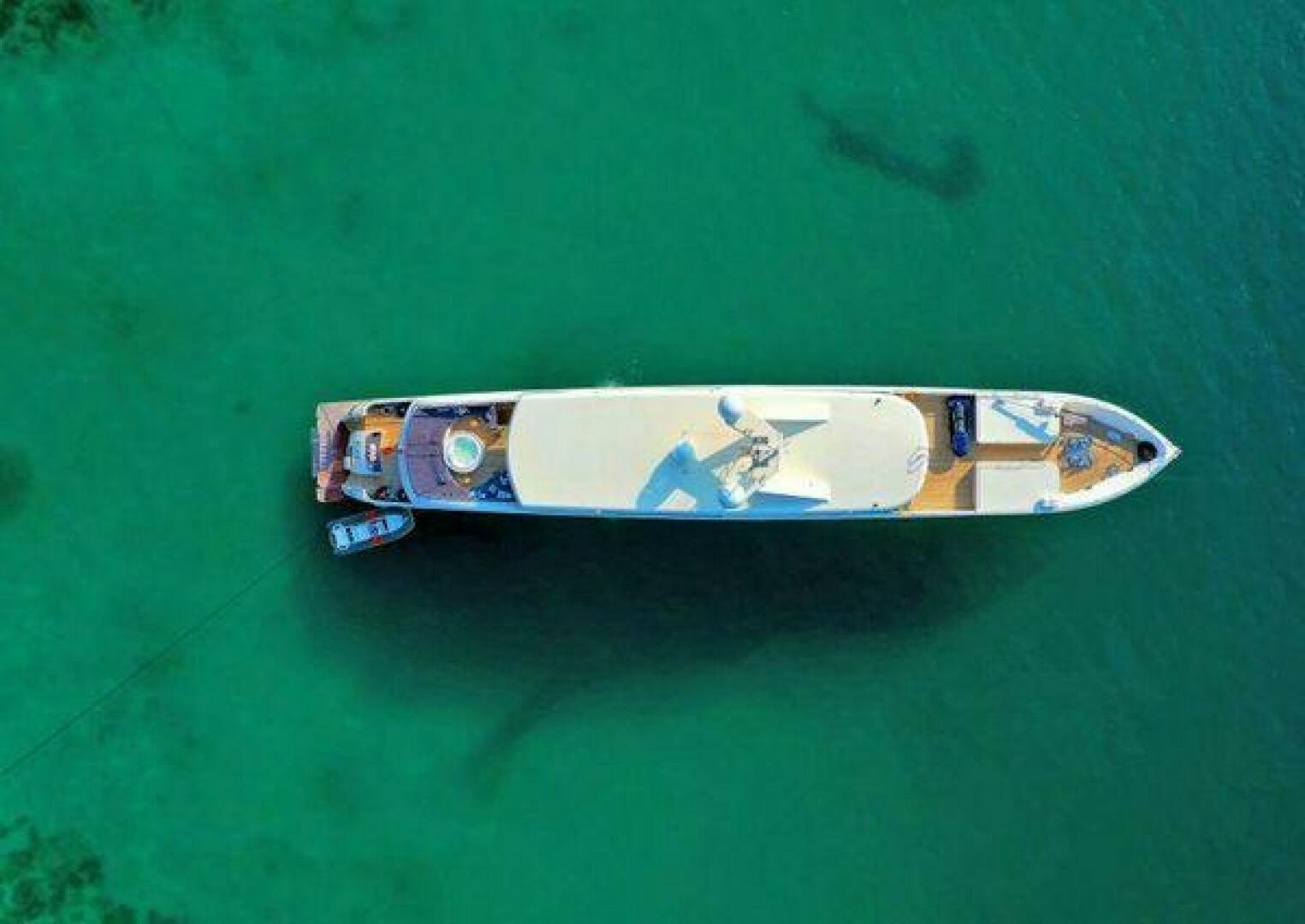 a metal object on a surface aboard VETRO Yacht for Sale