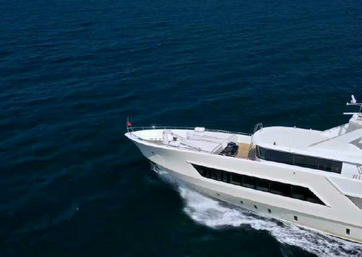 a boat in the water aboard VETRO Yacht for Sale