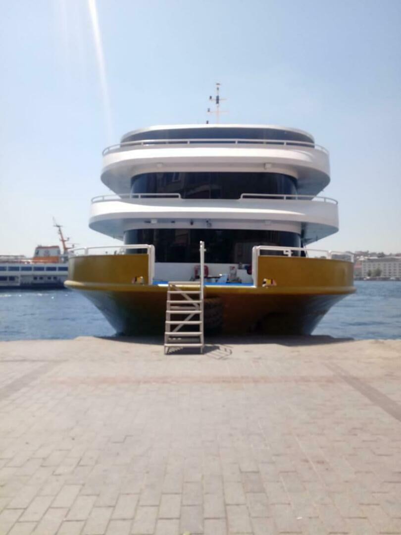 a boat on a dock aboard DURU LIFE 1 Yacht for Sale