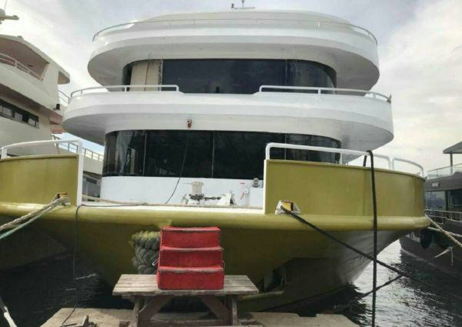 a boat docked at a pier aboard DURU LIFE 1 Yacht for Sale