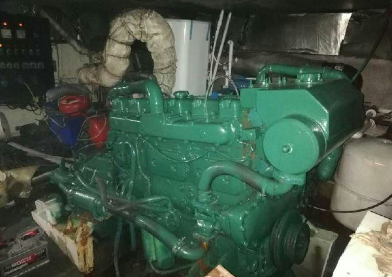 a green metal object with a metal object on top of it aboard BOSPHORUS PRINCESS Yacht for Sale