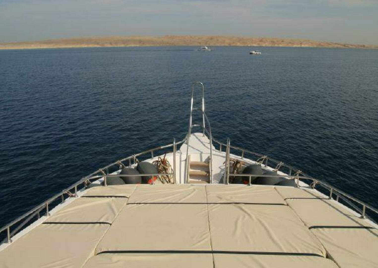 a boat on the water aboard RED SEA QUEEN Yacht for Sale