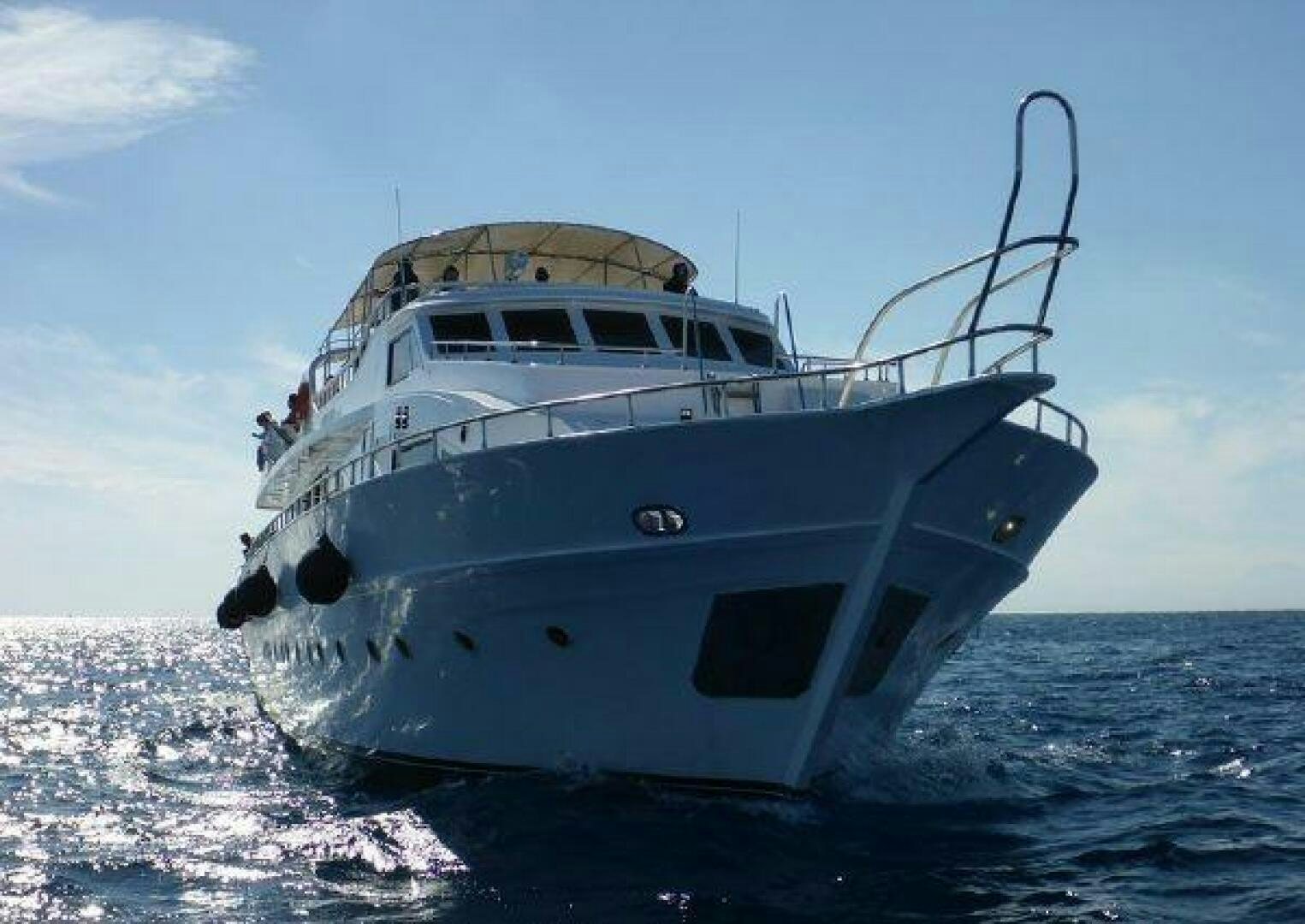 a boat in the water aboard RED SEA QUEEN Yacht for Sale