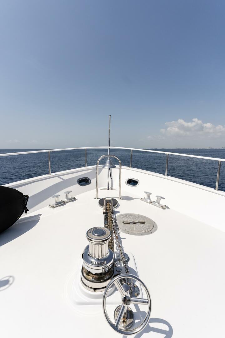 a satellite on a surface aboard ARIES Yacht for Sale