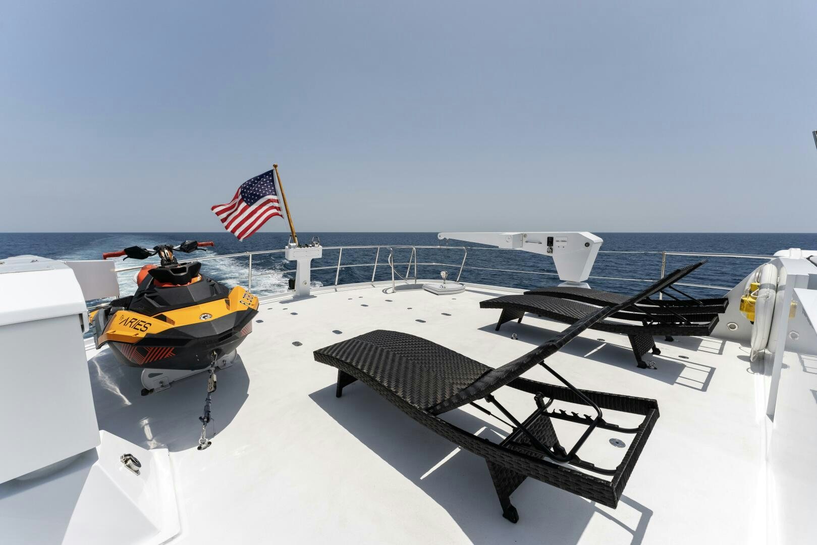a boat on the water aboard ARIES Yacht for Sale
