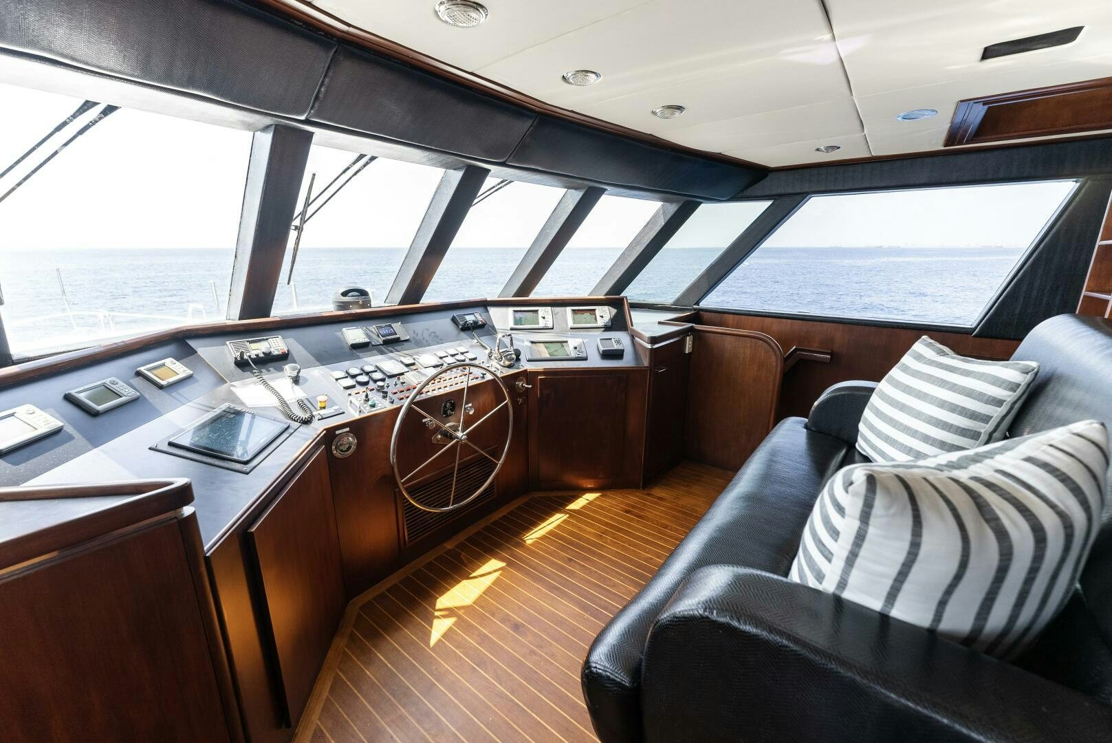 inside of a boat aboard ARIES Yacht for Sale