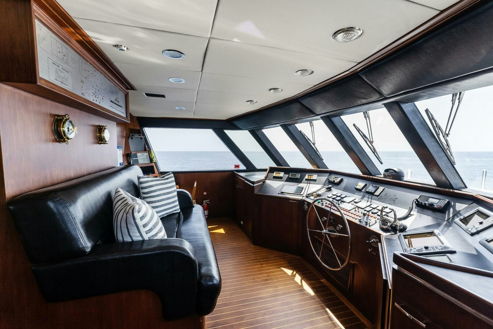 inside of a boat aboard ARIES Yacht for Sale