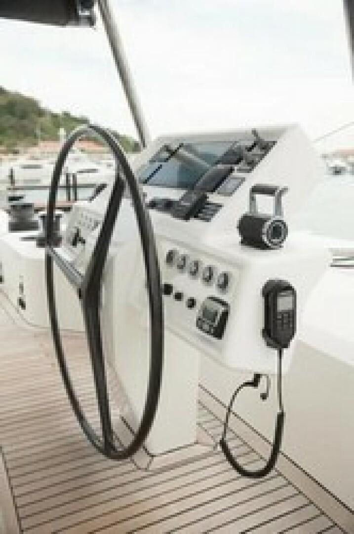 a camera on a tripod aboard KAILUA Yacht for Sale