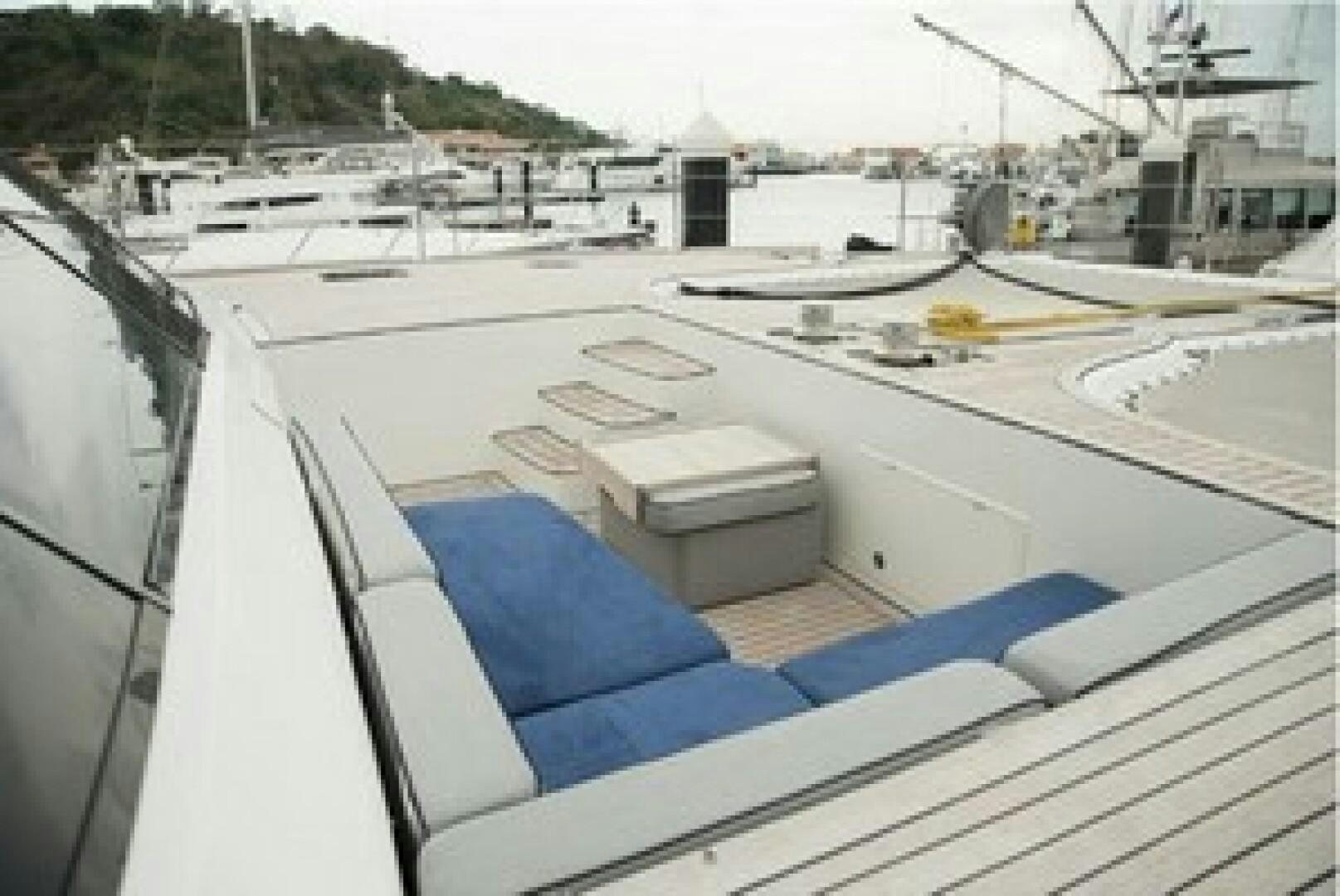 a building with many windows aboard KAILUA Yacht for Sale