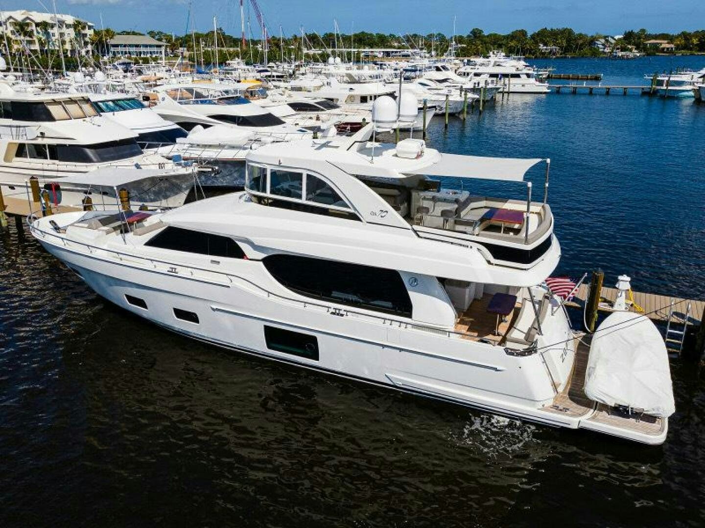 a group of boats in a harbor aboard JOHN BOAT Yacht for Sale
