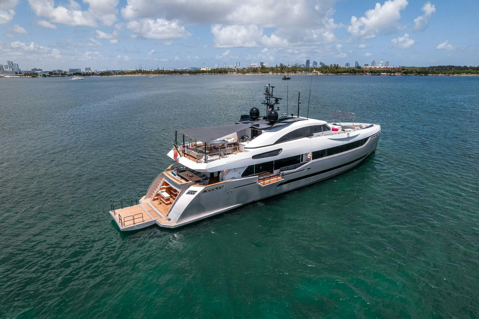 a boat in the water aboard LEUDIN I Yacht for Sale