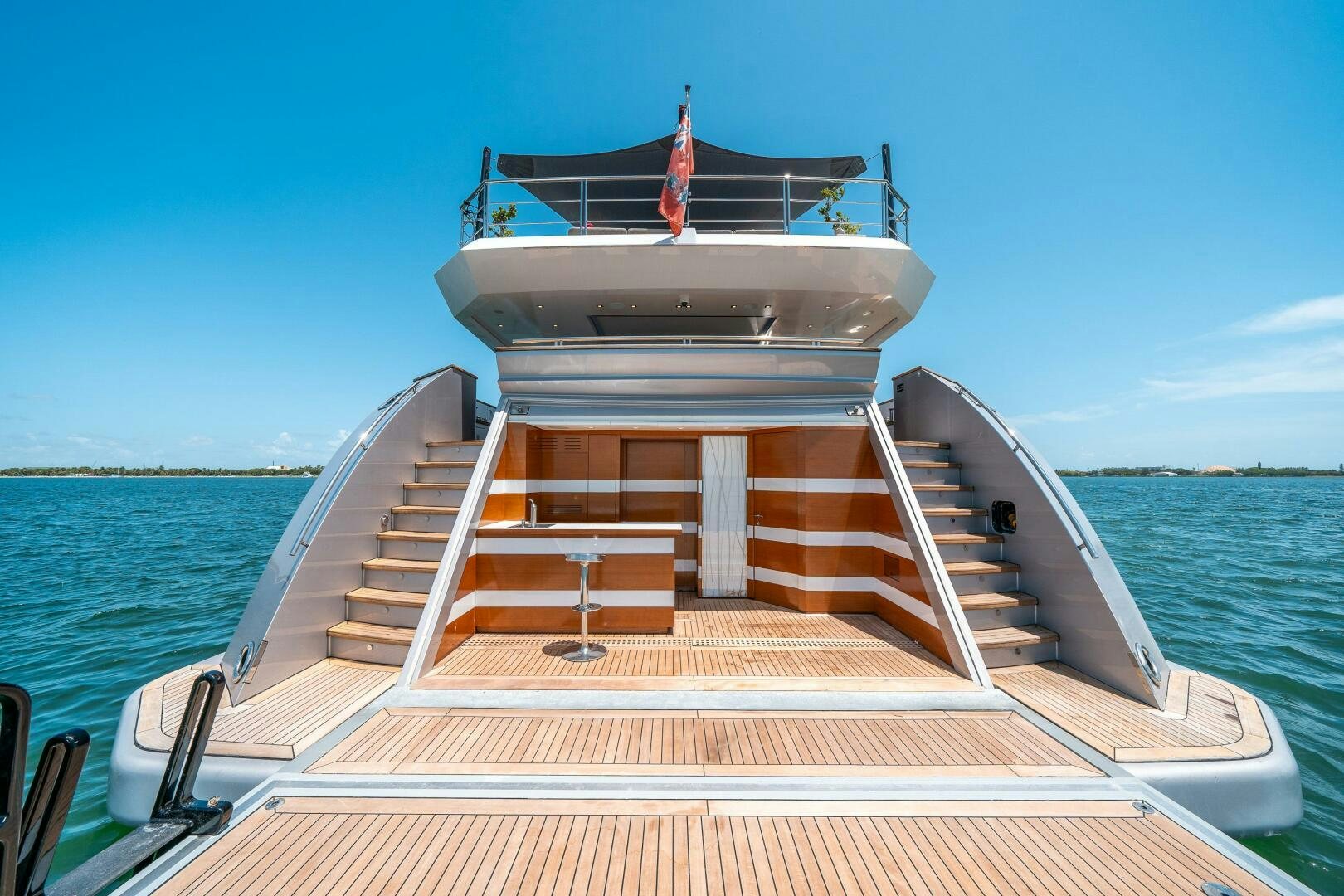 a boat on a body of water aboard LEUDIN I Yacht for Sale