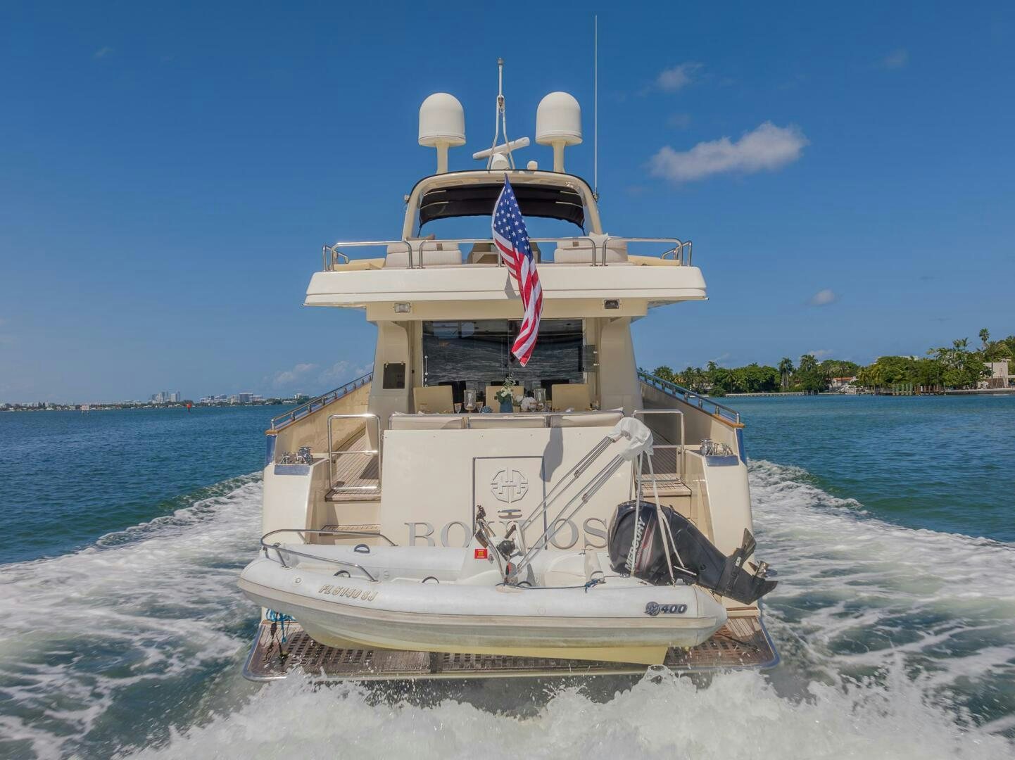 a boat on the water aboard BOULOS Yacht for Sale