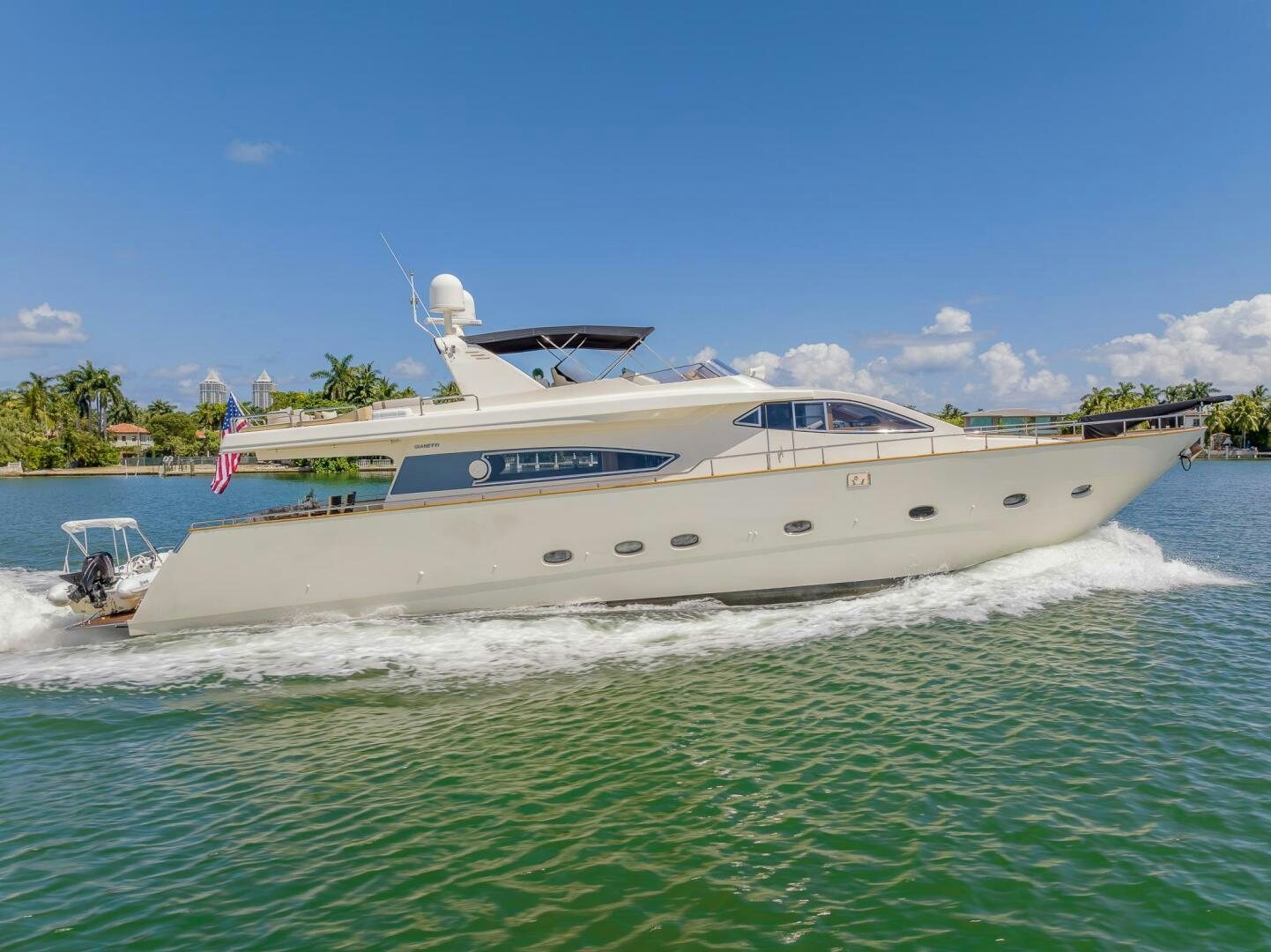a boat on the water aboard BOULOS Yacht for Sale