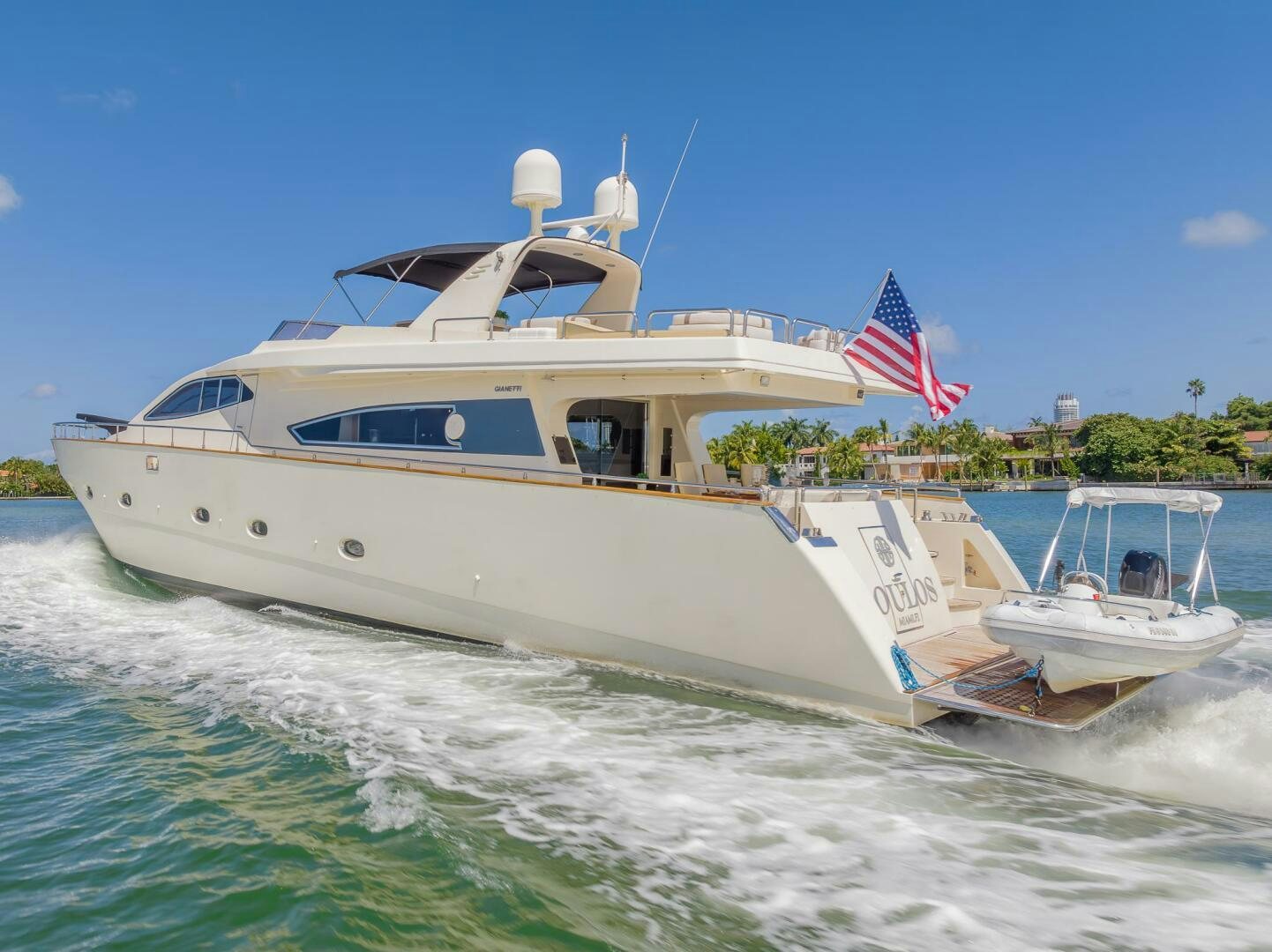 a boat on the water aboard BOULOS Yacht for Sale