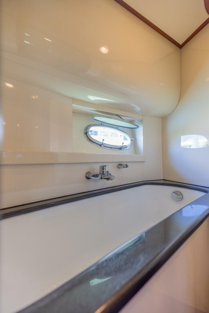 a white rectangular object with a round light on it aboard BOULOS Yacht for Sale