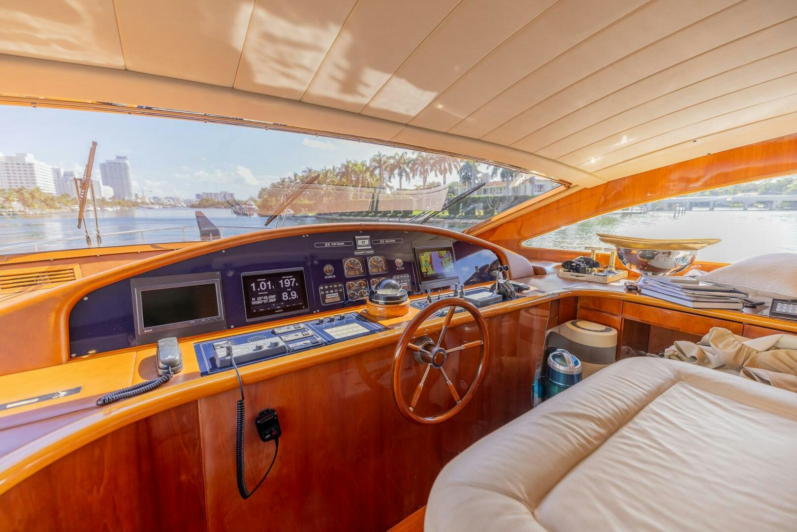 inside of a boat aboard BOULOS Yacht for Sale