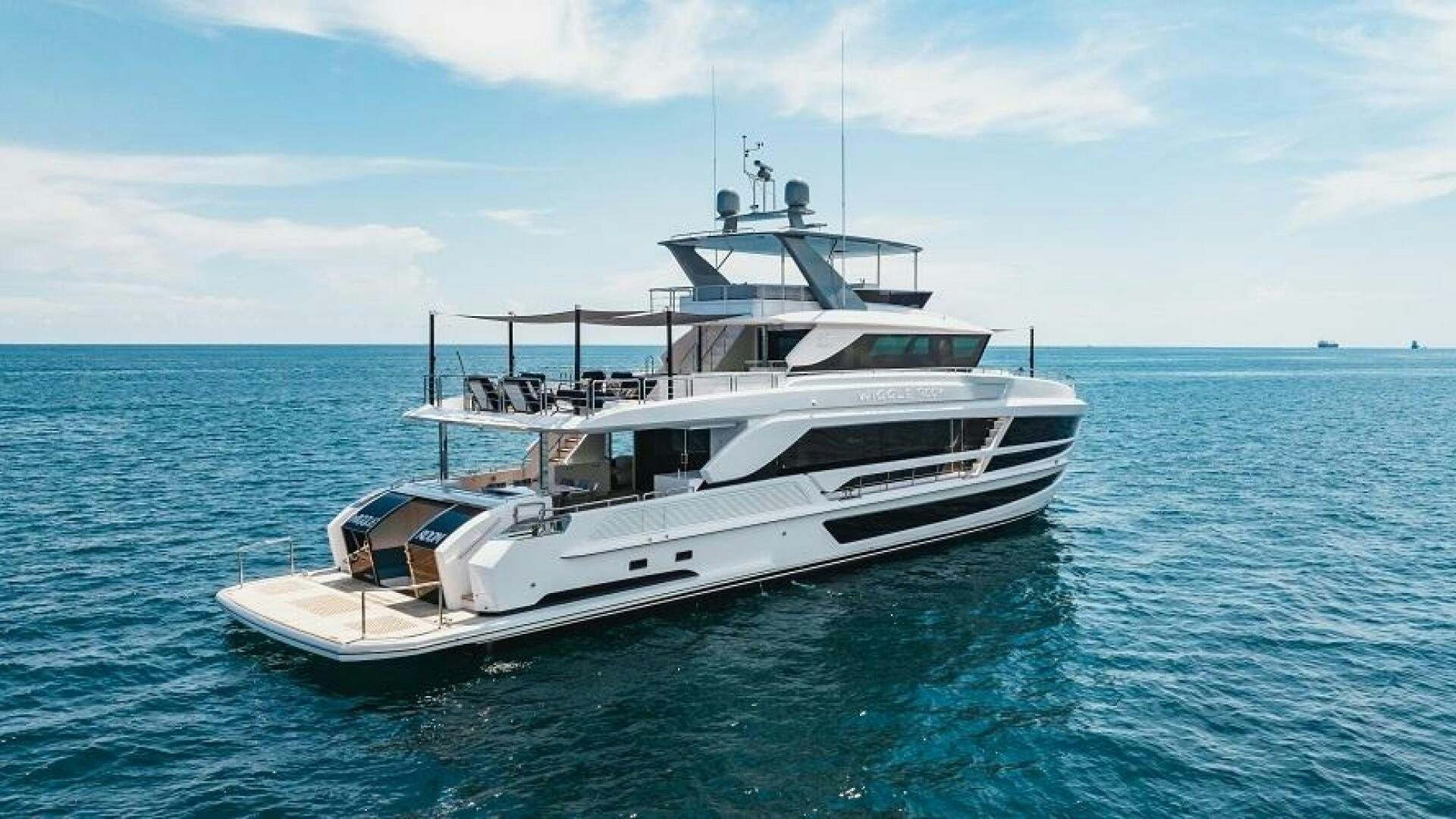 a boat in the water aboard WIGGLE ROOM Yacht for Sale
