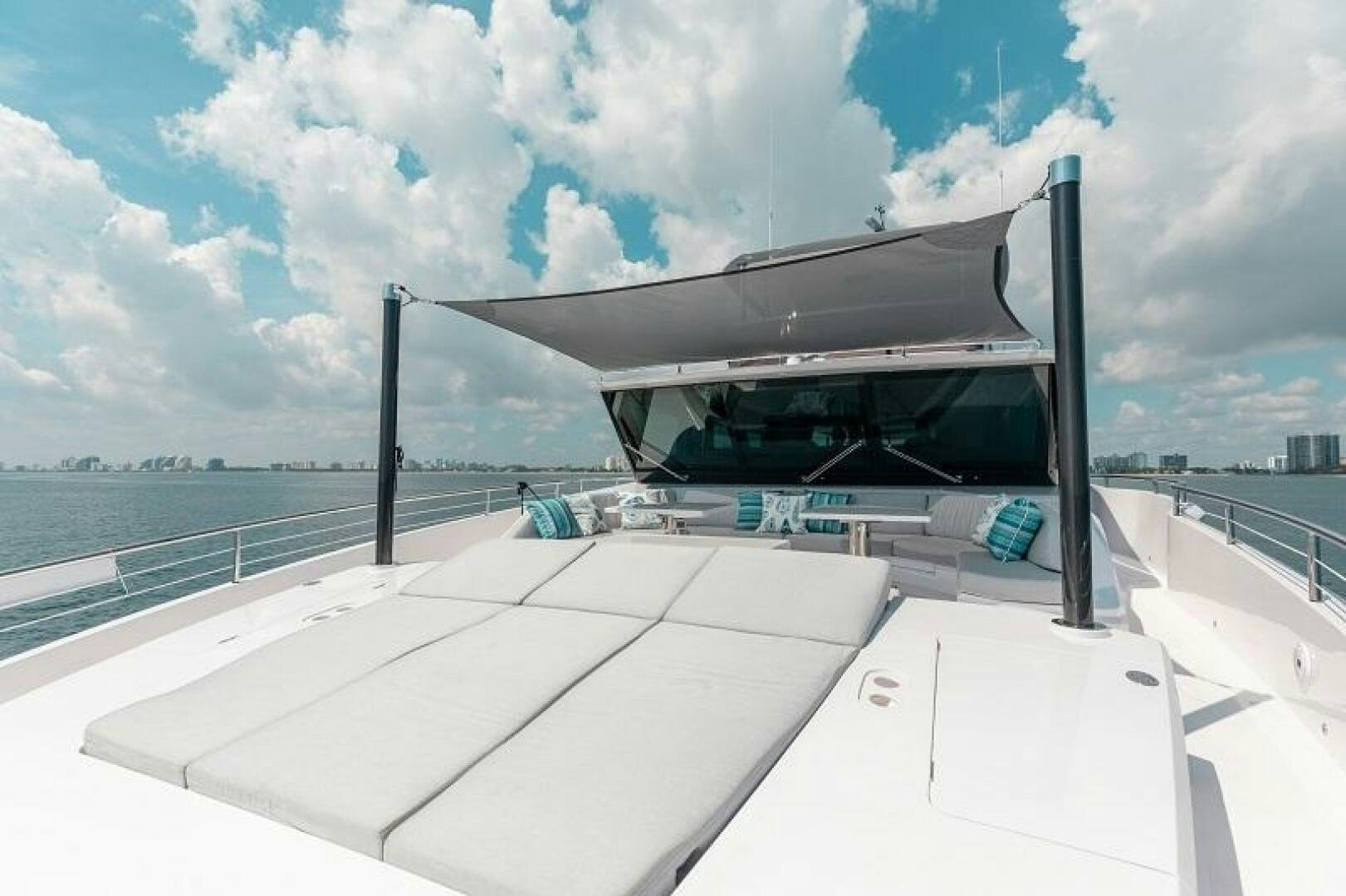 a boat on a body of water aboard WIGGLE ROOM Yacht for Sale
