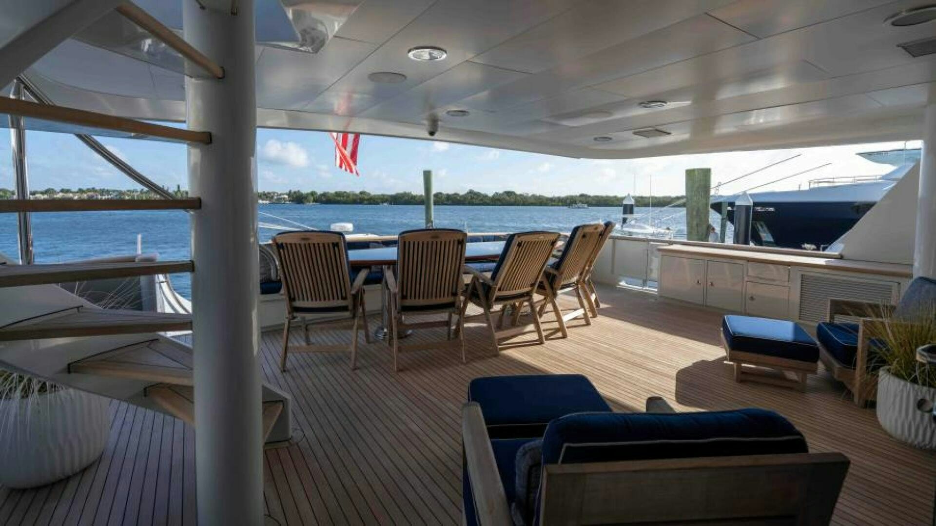 a boat on the water aboard ODIN Yacht for Sale