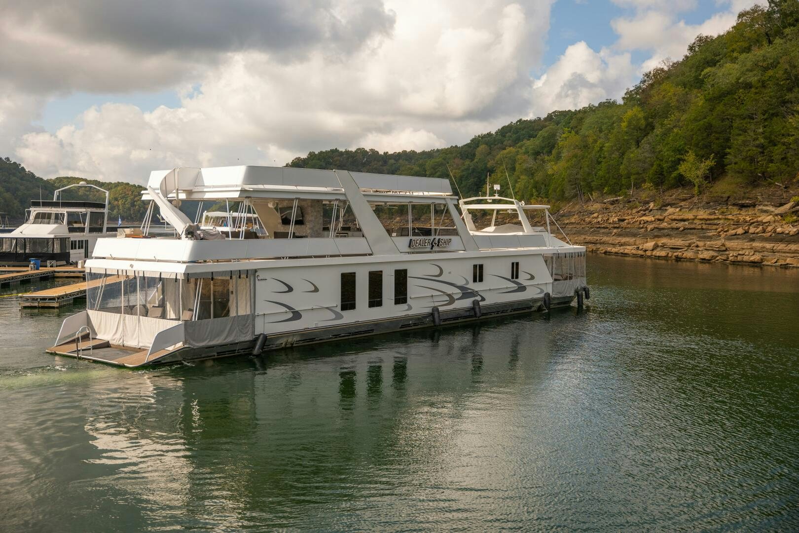 a boat on the water aboard SUNSTAR Yacht for Sale