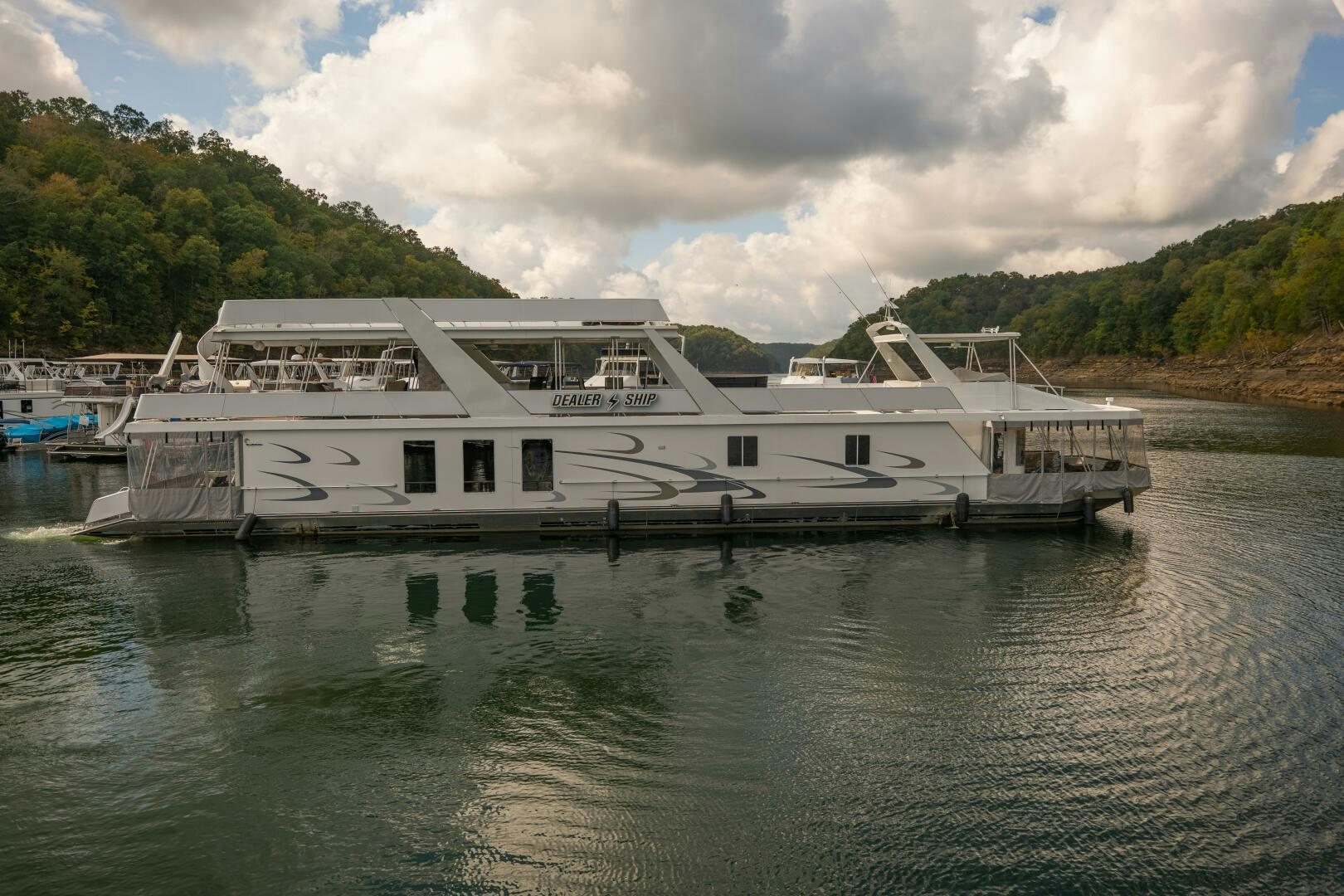 a boat on the water aboard SUNSTAR Yacht for Sale