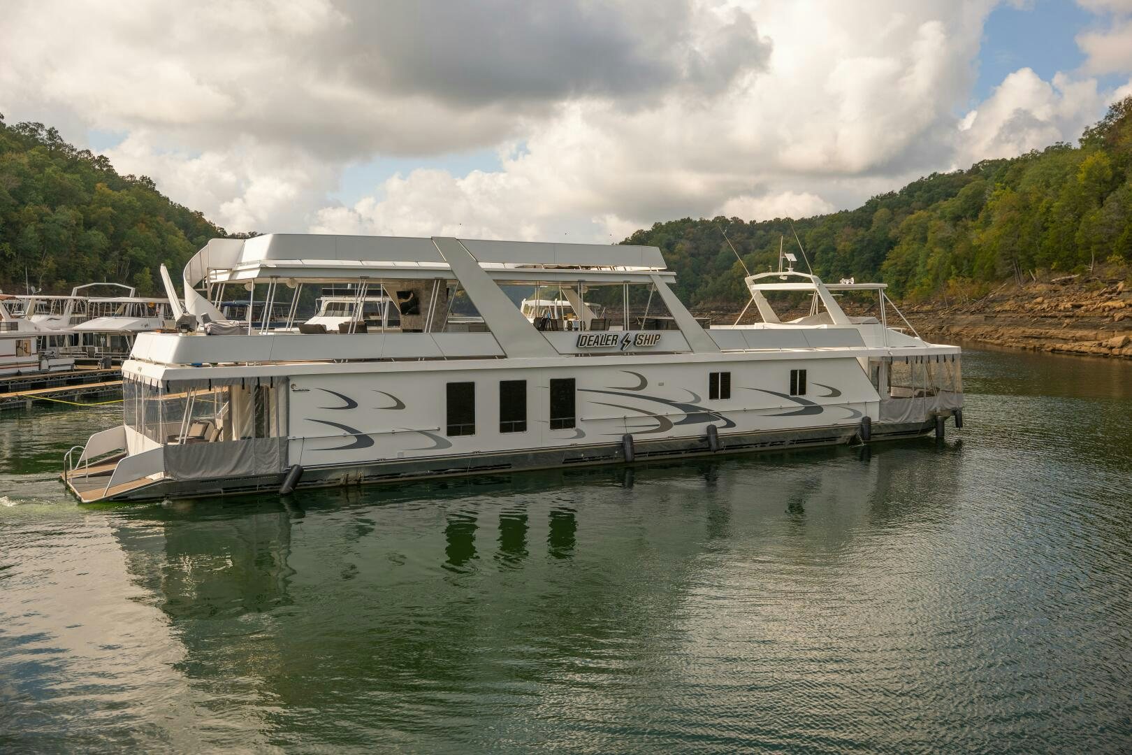 a boat on the water aboard SUNSTAR Yacht for Sale